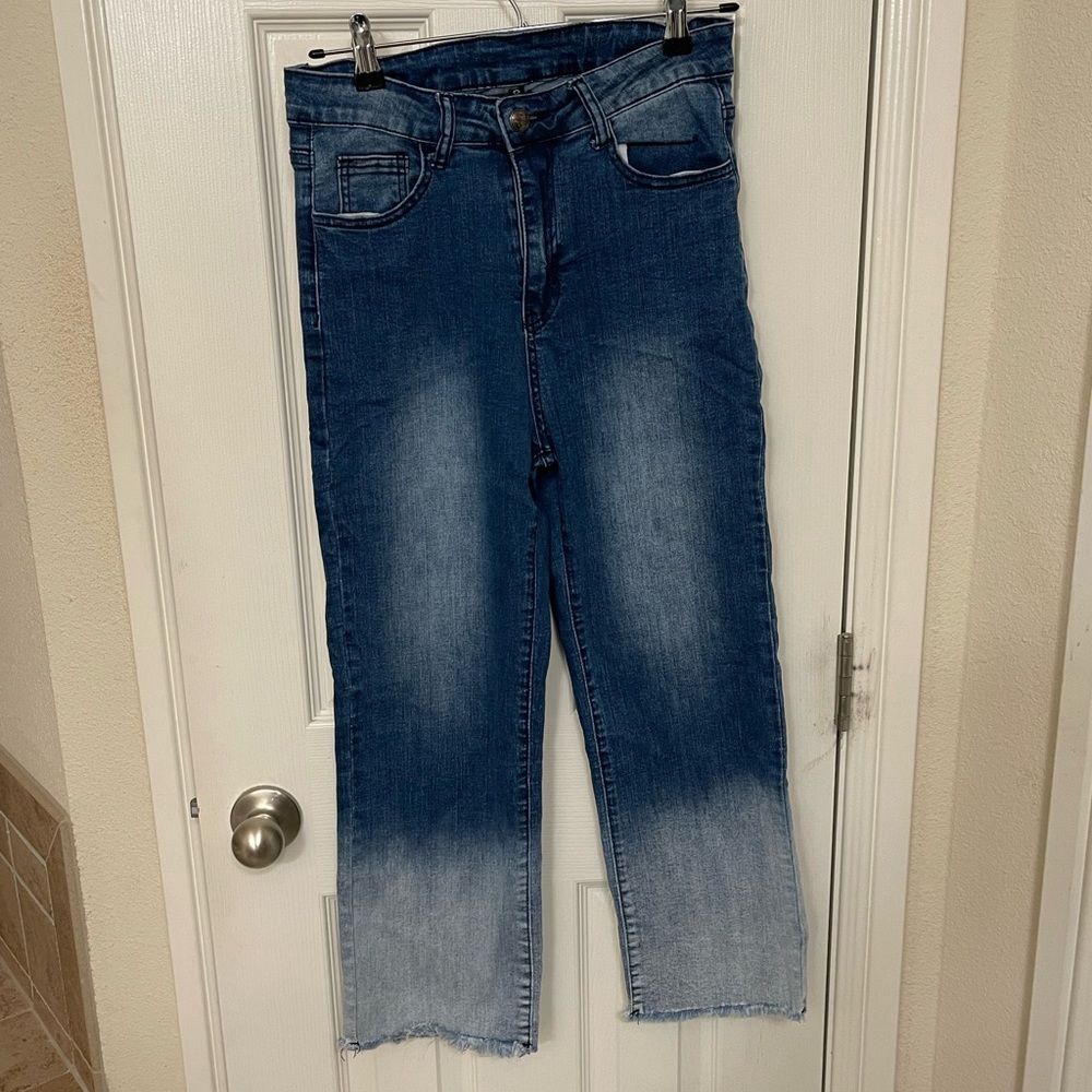 Crazy train Cropped jeans sz 9/29